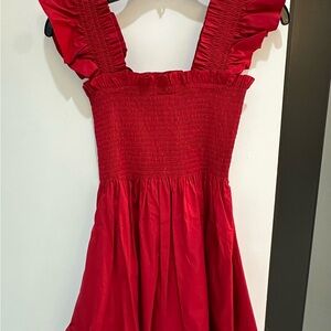 Hill House Scarlet Smocked Dress